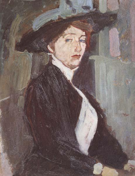 Amedeo Modigliani La femme au chapeau (mk38)